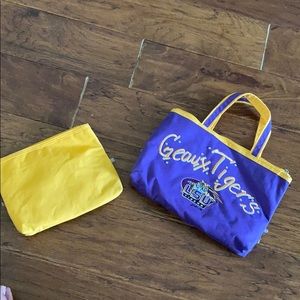 LSU little hand bags
